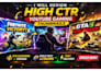 design youtube fortnite, gta gaming vlog thumbnails
